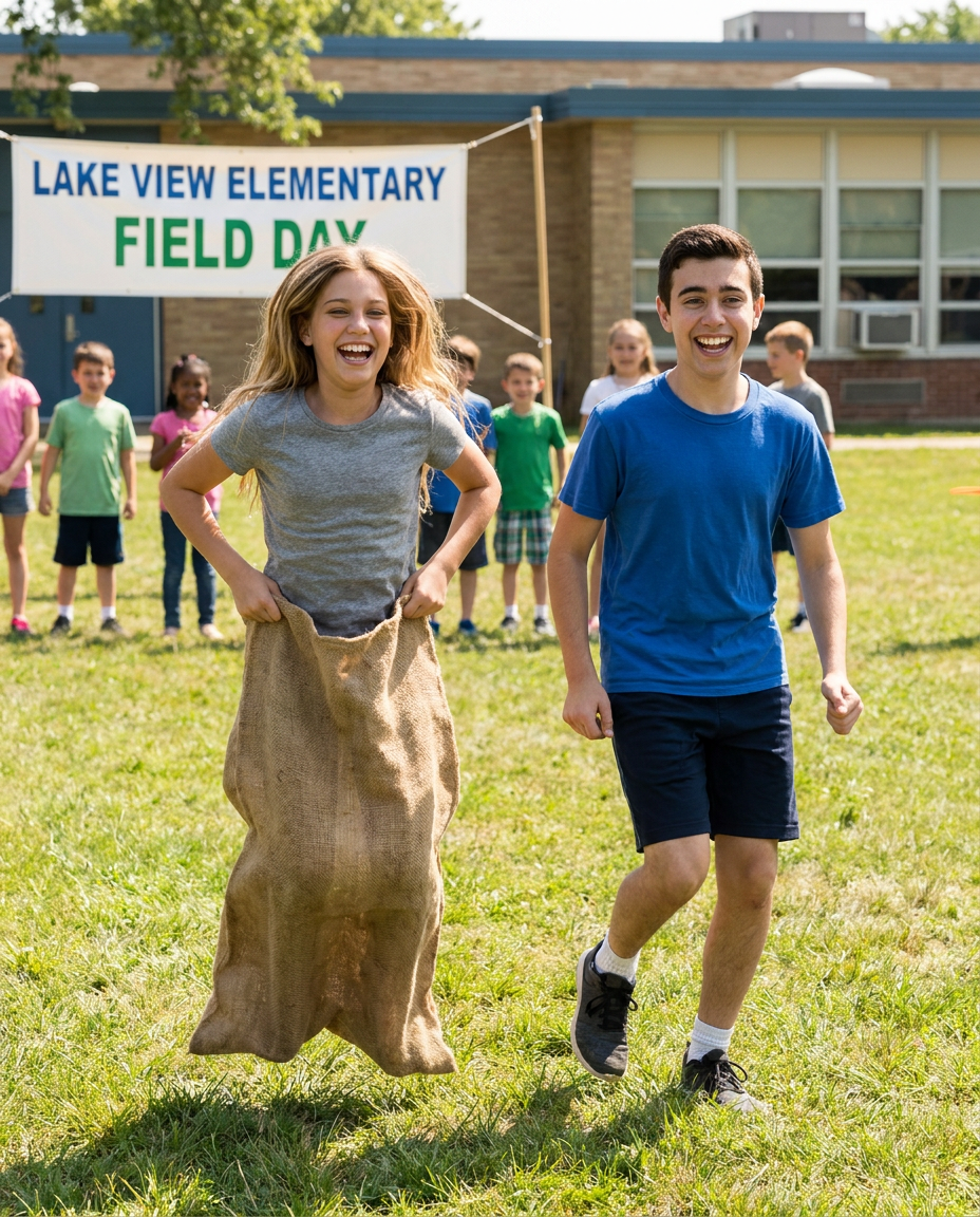 Elementary & Jr. High School field day.